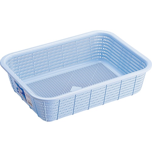 トラスコ中山 リス H&H キッチンバスケットL 青(ご注文単位1個)【直送品】