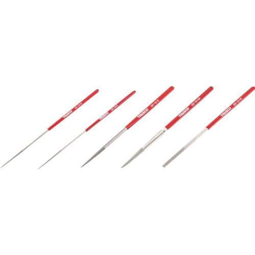 トラスコ中山 TRUSCO ダイヤモンドヤスリ 鉄工用#140 5本セット 全長170mm(12本組サイズ)(ご注文単位1セット)【直送品】