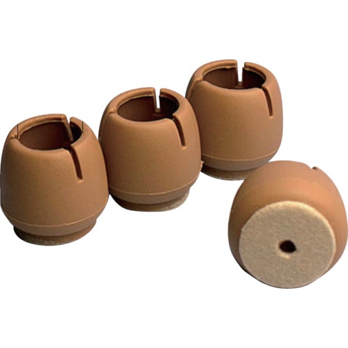 トラスコ中山 WAKI Wフェルトキャップ丸 GK-701(16-21)4個入(ご注文単位1パック)【直送品】