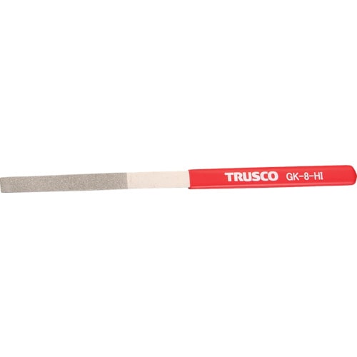 トラスコ中山 TRUSCO ダイヤモンドヤスリ 鉄工用#140 平 1本入 全長200mm(8本組サイズ)（ご注文単位1本）【直送品】