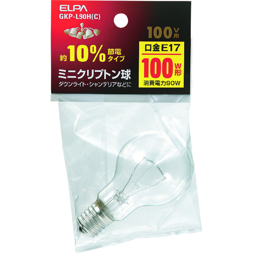 トラスコ中山 ELPA ミニクリプトン球 202-0990(ご注文単位1個)【直送品】