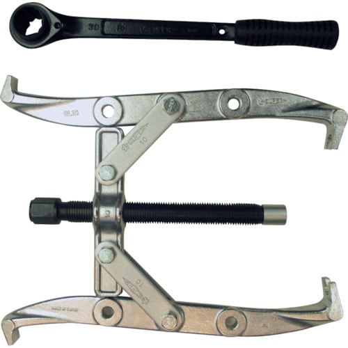 トラスコ中山 スーパー ギャープーラGL型 プロ用強化型 D(被引抜き物の直径):最小100、最大250(ご注文単位1台)【直送品】