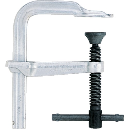 トラスコ中山 TRUSCO Lクランプ標準型 最大口開100mmX深さ100mm 128-9268(ご注文単位1個)【直送品】