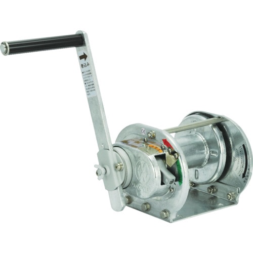 トラスコ中山 マックスプル 手動ウインチ(溶融亜鉛メッキ付き) 835-4605(ご注文単位1台)【直送品】