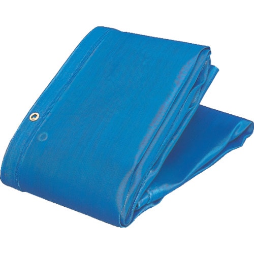 トラスコ中山 TRUSCO ソフトメッシュシートα 幅3.6mX長さ5.4m 青(ご注文単位1枚)【直送品】