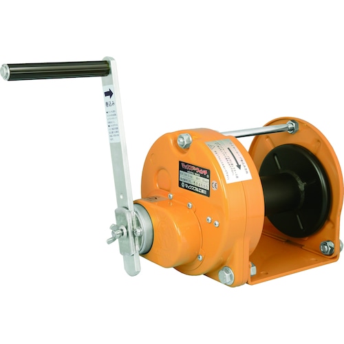 トラスコ中山 マックスプル 手動ウインチ(ストッパー内蔵式)(ご注文単位1台)【直送品】