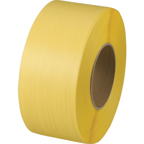 トラスコ中山 TRUSCO 自動梱包器用PPバンド幅15.5mmX長さ2500m 黄 227-7557(ご注文単位1巻)【直送品】