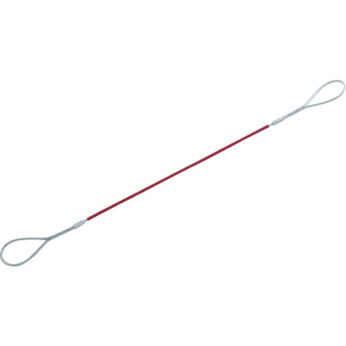トラスコ中山 TRUSCO Wスリング Aタイプ カラー被覆付 6mmX1.0m(ご注文単位1本)【直送品】