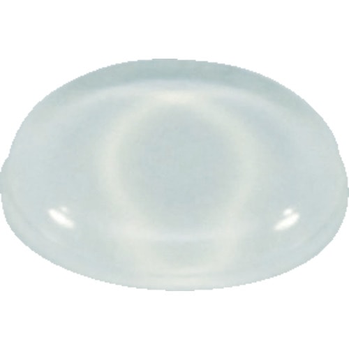 トラスコ中山 光 ウレタンクッション15mm丸×2.7mm透明 64個入（ご注文単位1パック）【直送品】