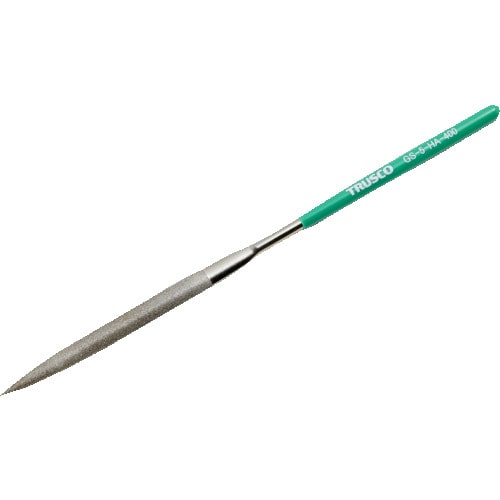 トラスコ中山 TRUSCO ダイヤモンドヤスリ 精密用#400 半丸 1本入 全長200mm(5本組サイズ)（ご注文単位1本）【直送品】