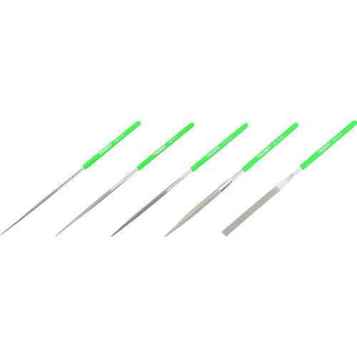 トラスコ中山 TRUSCO ダイヤモンドヤスリ 精密用#170 5本セット 全長200mm(5本組サイズ)(ご注文単位1セット)【直送品】