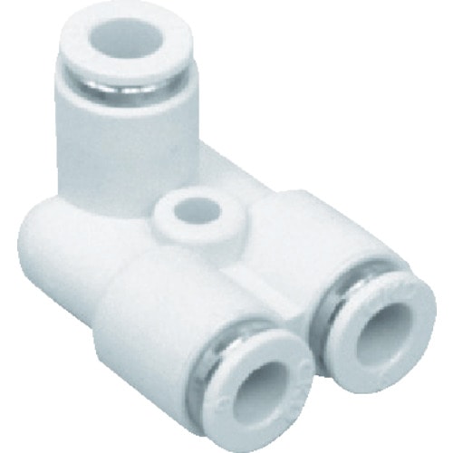 トラスコ中山 CKD チューブ継手 ニュージョイント FY形タイプ 適合チューブ外径10mm(ご注文単位1個)【直送品】