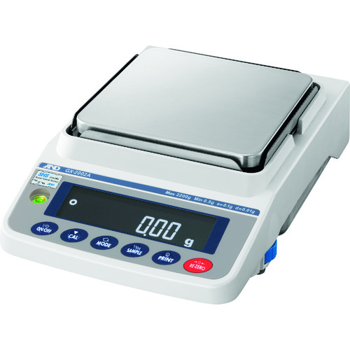 トラスコ中山 A&D 汎用電子天びん 内蔵分銅付き 2200g/0.01g(ご注文単位1台)【直送品】
