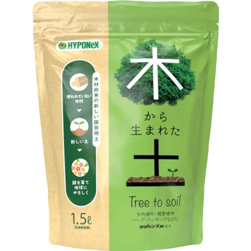 トラスコ中山 ハイポネックス 木から生まれた土　521-1788（ご注文単位1個）【直送品】