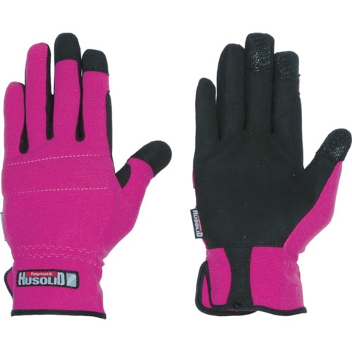 トラスコ中山 ペンギンエース 人工皮革手袋 ヒューソリッド H-4 L(ご注文単位1組)【直送品】