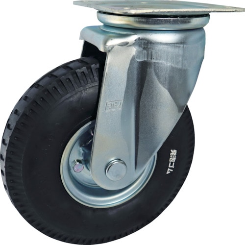 トラスコ中山 ヨドノ ノーパンク発泡ゴムタイヤ自在車付 362-2002(ご注文単位1個)【直送品】