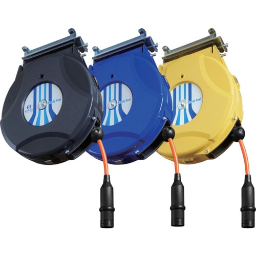 トラスコ中山 日平 ハンディーエアーリール 6.4×10m 黒(ご注文単位1台)【直送品】