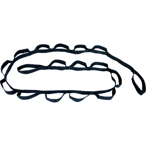 トラスコ中山 TRUSCO 吊り下げ用ループ付きポリエステルベルト 幅2cmx長さ2.0m(ご注文単位1巻)【直送品】