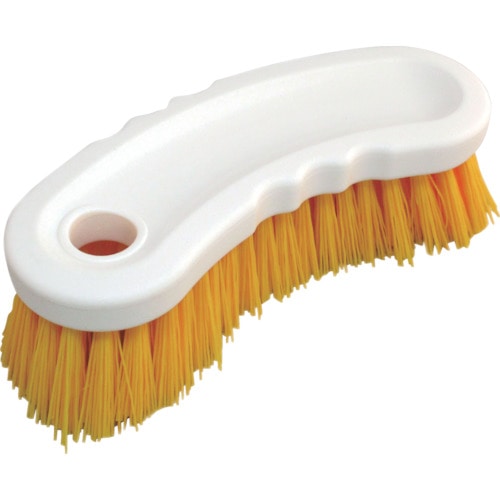 トラスコ中山 カウゼル ハンディブラシ黄(ご注文単位1個)【直送品】