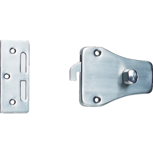 トラスコ中山 スガツネ工業 (140183255)HC-70ステンレス鋼製引戸面付カマ錠(ご注文単位1セット)【直送品】