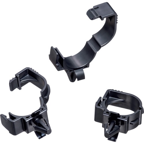 トラスコ中山 ヘラマンタイトン インシュロック ホルダークリップ 黒（ご注文単位1袋）【直送品】