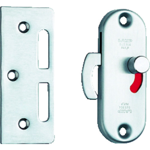 トラスコ中山 スガツネ工業 (140170074)HC-85SSステンレス鋼製引戸面付カマ錠(ご注文単位1組)【直送品】