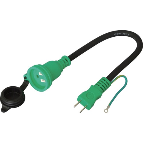 トラスコ中山 日動 住宅設備防雨コンセント用アダプター 住宅変換コード(ご注文単位1本)【直送品】