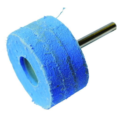 トラスコ中山 ヤナセ 軸付綿バフホイール 50X25X6(ご注文単位1個)【直送品】