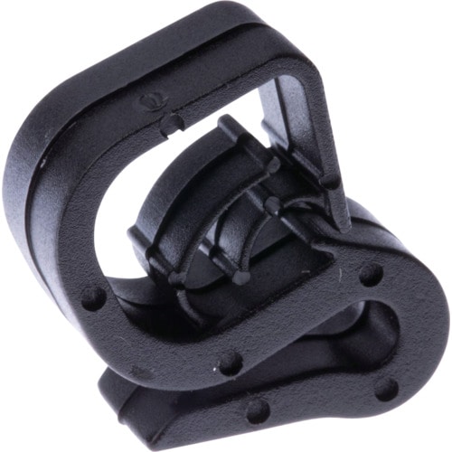 トラスコ中山 パンドウイット 固定具 エッジクリップ 黒 HCME06A12-M130（ご注文単位1袋）【直送品】