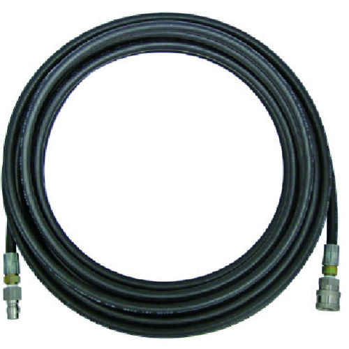 トラスコ中山 アサダ 3/8高圧ホース 200V冷水・エンジン式用 20m ワンタッチカプラ(ご注文単位1本)【直送品】