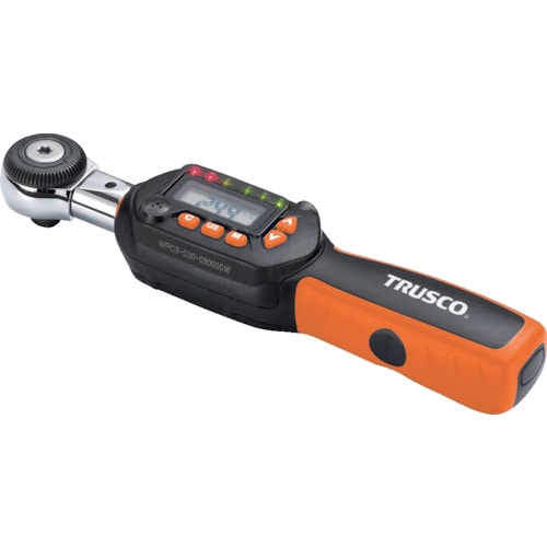 トラスコ中山 TRUSCO ヘッド交換式ラチェットデジタルトルクレンチ 差込角9.5mm 6~30Nm(ご注文単位1個)【直送品】