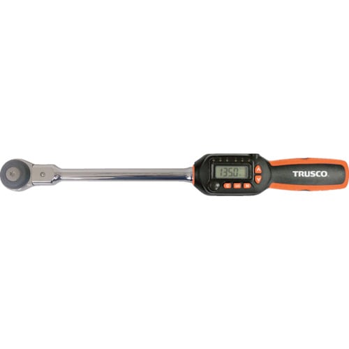トラスコ中山 TRUSCO ヘッド交換式ラチェットデジタルトルクレンチ 差込角12.7mm 27~135Nm(ご注文単位1個)【直送品】