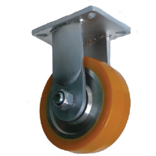 トラスコ中山 ヨドノ 超重量用高硬度ウレタン固定車 1500kg用(ご注文単位1個)【直送品】