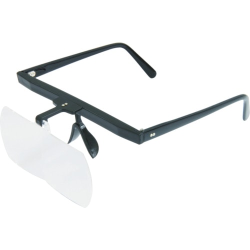 トラスコ中山 池田レンズ 双眼メガネルーペ1.6倍&2倍(ご注文単位1個)【直送品】