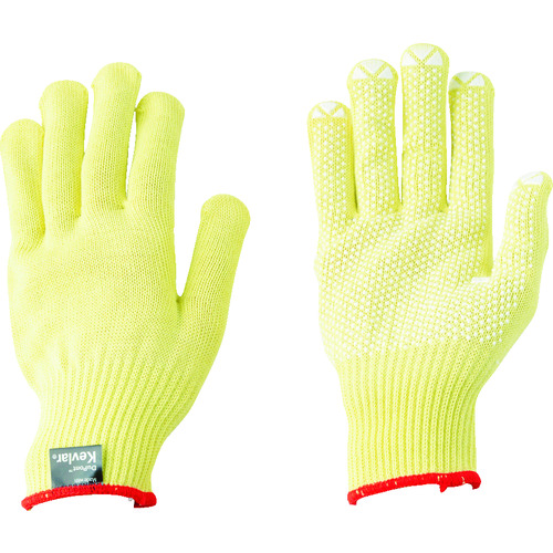 トラスコ中山 アトム 耐切創手袋 ケブラー(R)10G滑り止め L(ご注文単位1組)【直送品】