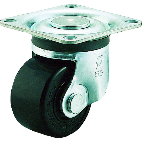 トラスコ中山 ユーエイ 重量用キャスター自在車 65径フェノール車輪(ご注文単位1個)【直送品】