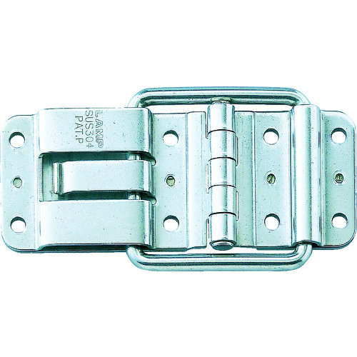 トラスコ中山 スガツネ工業 (170099093)HG-YC105オールステンレス鋼製キャッチ付平蝶番(ご注文単位1個)【直送品】