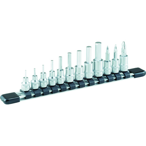 トラスコ中山 TONE ヘキサゴンソケットセット(ホルダー付)12pcs（ご注文単位1セット）【直送品】