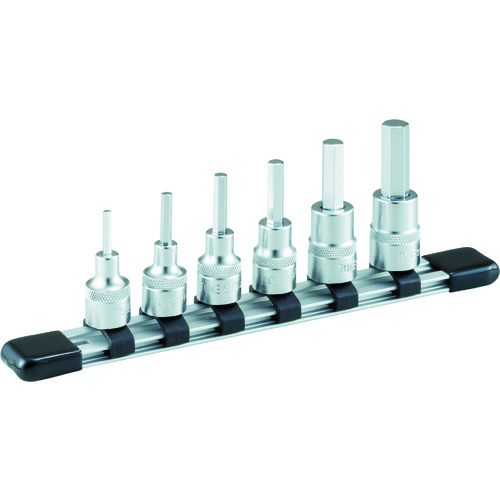 トラスコ中山 TONE ヘキサゴンソケットセット(ホルダー付) 6pcs 差込角9.5mm（ご注文単位1セット）【直送品】