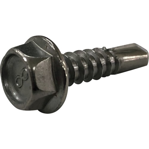 トラスコ中山 コクブ ドリルねじ ハードテック 六角4.8×19(80本入)(ご注文単位1パック)【直送品】