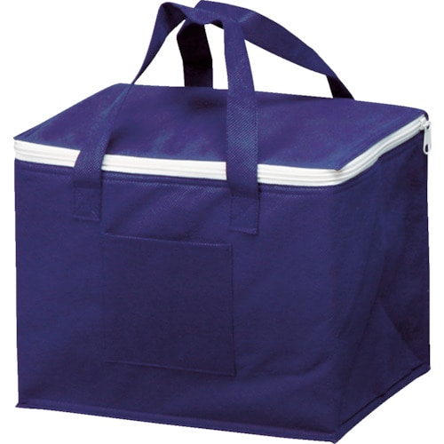 トラスコ中山 TRUSCO 不織布タイプ保冷バッグ ネイビー 容量9.7L 収納目安500mlペットボトル8本（ご注文単位1個）【直送品】