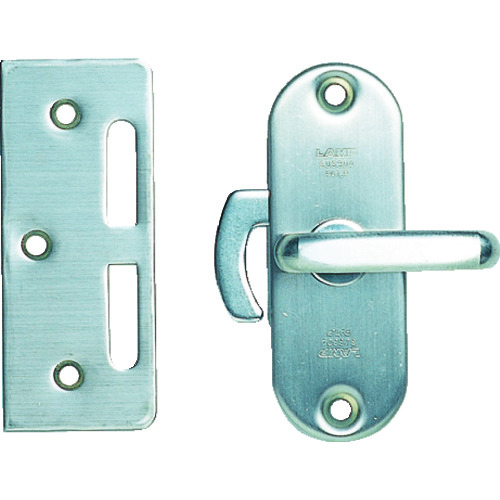 トラスコ中山 スガツネ工業 (140180000)HHC-85ステンレス鋼製引戸面付カマ錠(ご注文単位1セット)【直送品】