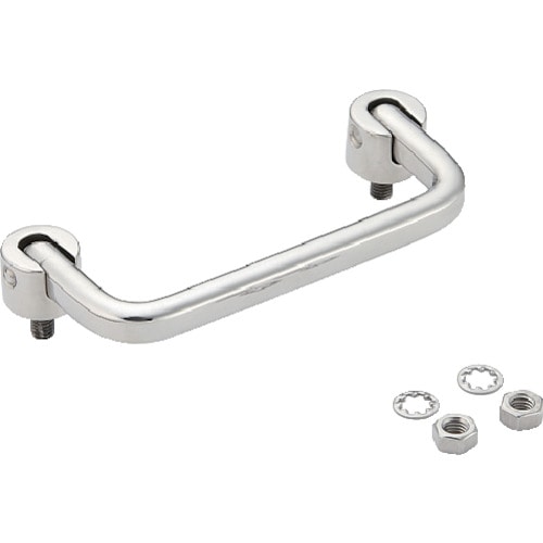 トラスコ中山 スガツネ工業 (100010012)HK-100ステンレス鋼製片折ハンドル(ご注文単位1個)【直送品】