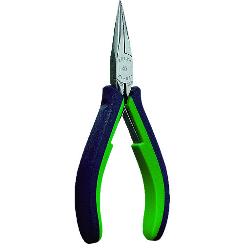 トラスコ中山 KEIBA プロホビーラジオペンチ・先細タイプ溝付(切断刃なし) 120(ご注文単位1個)【直送品】