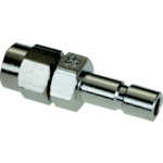 トラスコ中山 チヨダ 金属カップリング ハイコックニップルホース継手タイプ 6×9mmウレタンホース用(ご注文単位1個)【直送品】