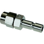 トラスコ中山 チヨダ 金属カップリング ハイコックニップルホース継手タイプ 6.5×10mmウレタンホース用(ご注文単位1個)【直送品】