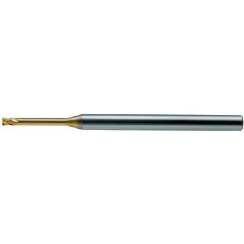 トラスコ中山 ユニオンツール 超硬エンドミルHLRS 4枚刃ロングネックラジアス φ1×R0.2×有効長3（ご注文単位1本）【直送品】