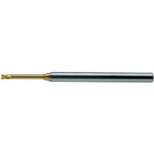 トラスコ中山 ユニオンツール 超硬エンドミルHLRS 4枚刃ロングネックラジアス φ1×R0.2×有効長4（ご注文単位1本）【直送品】