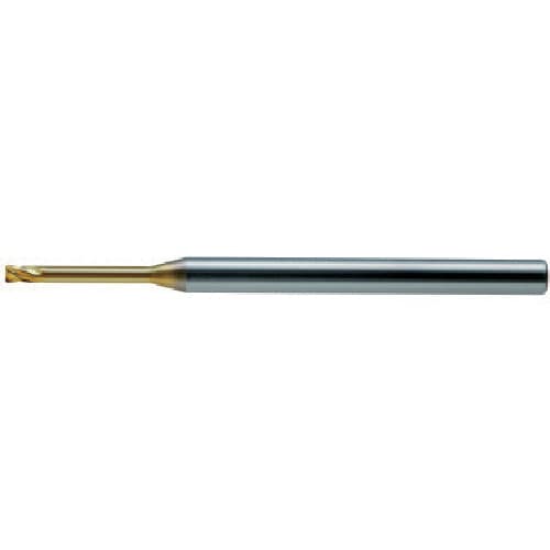 トラスコ中山 ユニオンツール 超硬エンドミルHLRS 4枚刃ロングネックラジアス φ1×R0.2×有効長5（ご注文単位1本）【直送品】