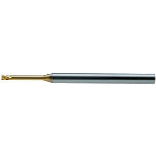 トラスコ中山 ユニオンツール 超硬エンドミルHLRS 4枚刃ロングネックラジアス φ1×R0.3×有効長2（ご注文単位1本）【直送品】